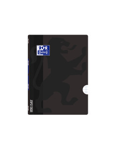 Libreta escolar oxford openflex tapa flexible optik paper 48 hojas din a4 cuadro 5 mm color negro 2