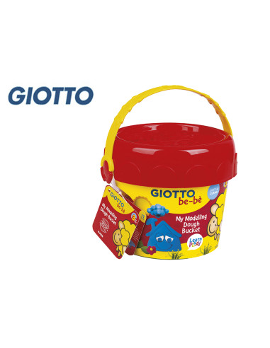 Pasta giotto bebe para modelar cubo maxi con accesorios dermatologicamente testado