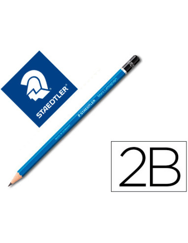 Lapices de grafito staedtler mars lumograph 100 2b unidad