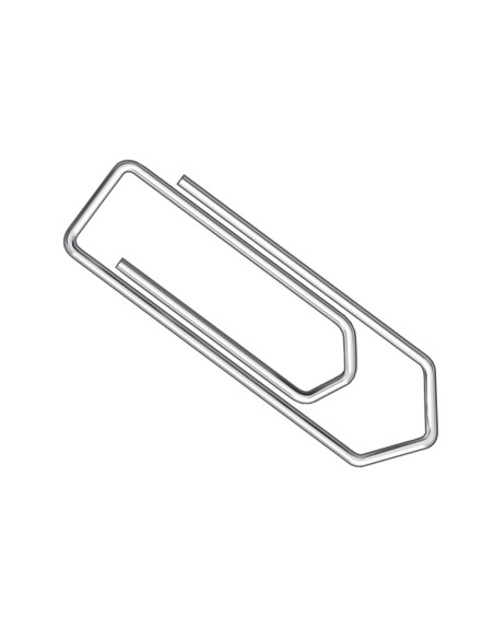 Clips niquelados q-connect 32 mm caja de 1000 unidades