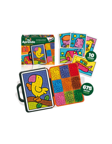 Juego diset didactico yo aprendo mosaicos