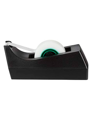 Portarrollo sobremesa scotch c38 color negro incluye 3 cintas scotch magic 33 mt x 19 mm