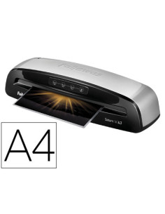 Plastificadora fellowes saturn 3i din a4 2 rodillos sistema antiatasco hasta 125 mc