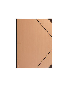 Carpeta planos clairefontaine din a2 con gomas kraft marron verjurado 2