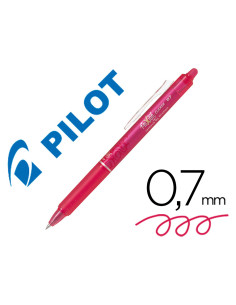 Boligrafo pilot frixion clicker borrable 0,7 mm color rosa