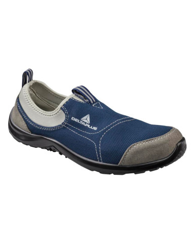 Zapatos de seguridad deltaplus de poliester y algodon con plantilla y puntera - color azul marino talla 39