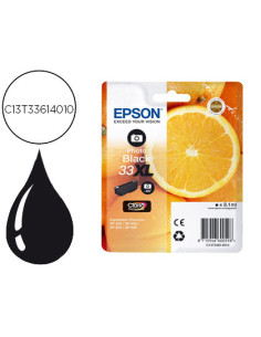 Ink-jet epson 33 xl expression premium xp530 / 630 / 635 / 830 negro 8,1 ml 400 pag